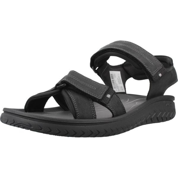 Sandały CLARKS 26182010C Czarny. Czarne sandały męskie Clarks, ze skóry, bez zapięcia. Za 279.99 zł.