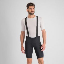 Spodenki rowerowe Sportful SRK. Czarne szorty męskie SPORTFUL, m, bez wzorów, z materiału. Za 582.20 zł.