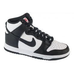 Buty Nike Dunk High W DD1869-103. Czarne obuwie sportowe damskie bez wzorów, z gumy. Za 771.89 zł.