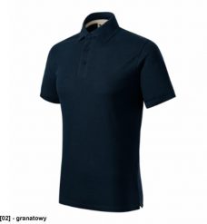 MALFINI - ADLER - - Koszulka polo męska, Certified by Intertek GOTS-14289, g/m, % bawełna organiczna granatowy 3XL. Niebieskie koszulki polo męskie Malfini, m, bez wzorów, z bawełny, bez ramiączek. Za 94.13 zł.