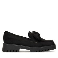 Loafersy DeeZee. Czarne mokasyny damskie DeeZee. Za 129.99 zł.