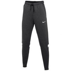 Spodnie sportowe męskie Nike Strike 21 Fleece Pants. Szare spodnie sportowe męskie Nike, l, bez wzorów, z bawełny, do piłki nożnej. Za 239.99 zł.