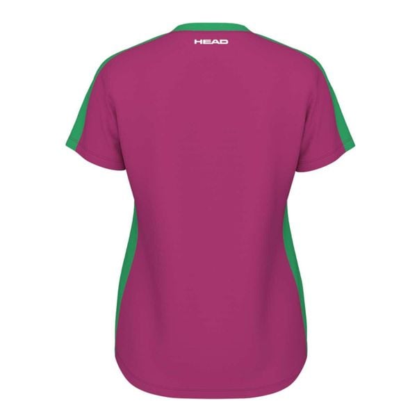 T-Shirt damski TIE-BREAK. Czerwone t-shirty damskie Head, s, bez wzorów, z meshu, bez kołnierzyka. Za 221.70 zł.
