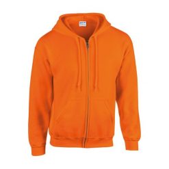Sweatshirt zapinany na zamek błyskawiczny Gildan Heavy Blend ®. Brązowe bluzy męskie Gildan, m, bez wzorów, z kapturem. Za 190.50 zł.