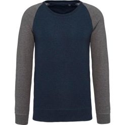 Bluza z okrągłym dekoltem Kariban bicolore Manches Raglan. Niebieskie bluzy męskie KARIBAN, xl, z aplikacjami, z bawełny, bez kaptura. Za 154.00 zł.