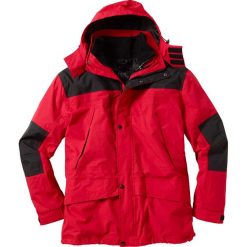 Kurtka 3 w 1 Regular Fit bonprix czerwony. Kurtki męskie marki bonprix. Za 129.99 zł.
