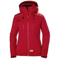Damska kurtka narciarska Helly Hansen Maple Ins. Czerwone kurtki snowboardowe damskie Helly Hansen, bez wzorów, bez kaptura, narciarskie. Za 2,298.00 zł.