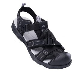 Sandały Męskie Garry. Czarne sandały męskie Hi-tec, bez zapięcia. Za 138.99 zł.