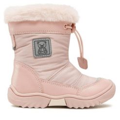 Śniegowce Lasocki Kids. Czerwone śniegowce dziewczęce Lasocki Kids, bez zapięcia. Za 199.99 zł.