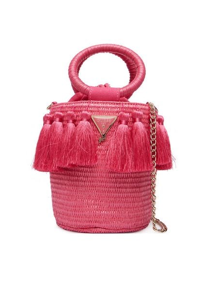 Guess Torebka J6GZ16 WO680 Różowy. Czerwone torby i plecaki dziecięce Guess, z aplikacjami, z syntetyku, bez dodatków. Za 171.99 zł.