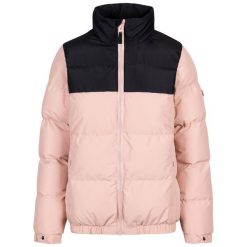 Kurtka Ocieplana Damska Harding. Czerwone kurtki damskie Trespass, xl, bez wzorów, z puchu, bez kaptura, trekkingowe. Za 173.99 zł.