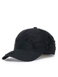 Liu Jo Czapka z daszkiem TF6168 T2176 Czarny. Czarne szaliki i chusty damskie Liu Jo, bez wzorów, z syntetyku. Za 299.99 zł.