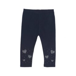 Granatowe Legginsy Animation. Legginsy dla dziewczynek marki Born2be. Za 29.99 zł.