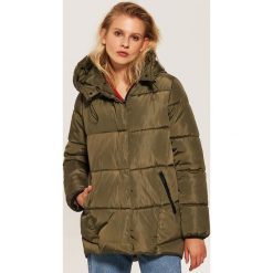 Pikowana kurtka - Khaki. Brązowe kurtki damskie House. Za 199.99 zł.