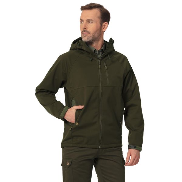Kurtka myśliwska męska Tagart Softshell Volda z wysokiej jakości membraną. Zielone kurtki męskie tagart, m, bez wzorów, z softshellu, outdoorowe. Za 649.00 zł.
