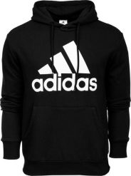 Adidas Bluza męska adidas Essentials French Terry Big Logo Hoodie czarna IC9363 XL. Czarne bluzy męskie Adidas, m, bez wzorów, bez kaptura. Za 202.00 zł.