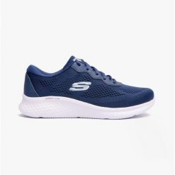Buty Damskie Skechers Lite Pro Granatowe Lekkie Sportowe. Białe obuwie sportowe damskie Skechers, bez wzorów. Za 259.00 zł.