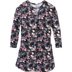 Koszula nocna bonprix czarny z nadrukiem. Koszule nocne damskie marki bonprix. Za 37.99 zł.