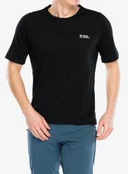 Koszulka rowerowa męska Mons Royale Diversion Merino Bike Jersey Short Sleeve. Czarne koszulki sportowe męskie Mons Royale, m, bez wzorów, z jersey, bez kołnierzyka, bez ramiączek, rowerowe. Za 406.99 zł.
