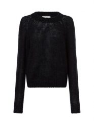 IPURI Sweter z dzianiny Kobiety czarny, S. Czarne swetry damskie IPURI, s, bez wzorów, z dzianiny, bez kołnierzyka, bez ramiączek, bez kaptura. Za 299.95 zł.