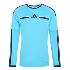 Koszulka sędziowska z długim rękawem adidas 2026. Czarne bluzki z długim rękawem męskie Adidas, s, bez wzorów, z materiału, eleganckie, bez kołnierzyka. Za 277.45 zł.