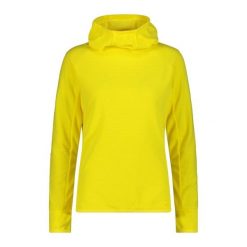 Golf damska narciarska CMP 33G0576. Żółte bluzy sportowe damskie CMP, l, bez wzorów, bez kaptura, na golfa. W wyprzedaży za 230.99 zł.