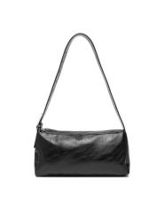 JENNY Torebka C-JNY-M-012-08 Czarny. Czarne torebki do ręki damskie Jenny, bez wzorów, z materiału, bez dodatków. Za 119.99 zł.