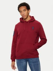 U.S. Polo Assn. Bluza MUP0683 Czerwony Regular Fit. Czerwone bluzy męskie U.S. Polo Assn., m, bez wzorów, z bawełny, bez kaptura. Za 139.99 zł.