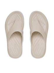 Crocs Japonki Getaway Triangle Flip 212018 Beżowy. Brązowe klapki damskie Crocs, bez wzorów, z tworzywa sztucznego, bez obcasa. Za 179.99 zł.