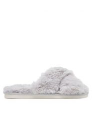 DeeZee Kapcie VT2481 Szary. Szare kapcie damskie DeeZee, bez wzorów, z materiału. Za 49.99 zł.