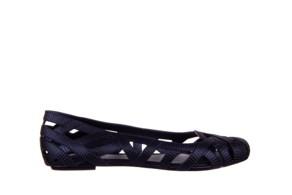 Baleriny Melissa Jean Jason Wu VII Ad Blue 23 010434, Granatowy, Guma - 35-36. Niebieskie baleriny damskie Melissa, na lato, bez wzorów, z gumy, bez obcasa. W wyprzedaży za 179.10 zł.