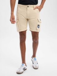 Alpha Industries Spodenki Mężczyźni Bawełna biały, 32. Białe szorty męskie Alpha Industries, m, bez wzorów, z bawełny, militarne. Za 279.95 zł.