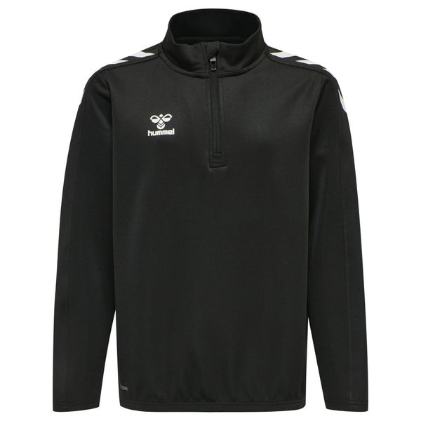 Bluza dziecięca Hummel hmlCORE XK. Czarne bluzy dla chłopców Hummel, bez wzorów, bez ramiączek, bez kaptura. Za 188.00 zł.