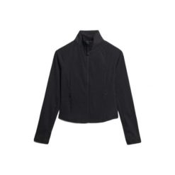 Damska bluza dresowa Superdry Studios. Czarne bluzy damskie Superdry., bez wzorów, z dresówki, bez kaptura. Za 322.45 zł.