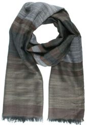 Lekki Szalik Wiosenno-Jesienny - Teer - Jesienna Kolorystyka. Szare szaliki męskie Teer, na jesień, bez wzorów, z materiału. Za 45.00 zł.