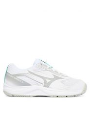 Mizuno Buty halowe Cyclone Speed 5 Jr. V1GD2511 Biały. Białe buty sportowe chłopięce Mizuno, bez wzorów, z materiału, bez zapięcia. Za 309.99 zł.