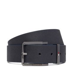 Pasek Tommy Hilfiger. Niebieskie paski damskie Tommy Hilfiger, bez wzorów. Za 229.99 zł.