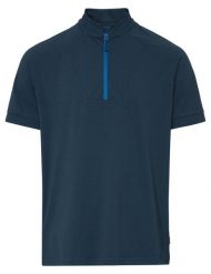 Koszulka męska VAUDE Adlux HZ. Niebieskie koszulki sportowe męskie Vaude, m, bez wzorów, z materiału, bez kołnierzyka, bez ramiączek, na fitness i siłownię. Za 318.30 zł.