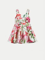 Abel & Lula Sukienka elegancka 5062 Kolorowy Regular Fit. Sukienki dla dziewczynek Abel & Lula, bez wzorów, z syntetyku, eleganckie, bez ramiączek. Za 249.99 zł.