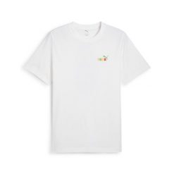 Koszulka Graphics PUMA Back PUMA White. Białe koszulki sportowe męskie Puma, xl, bez wzorów, z gumy, bez kołnierzyka, bez ramiączek, na fitness i siłownię. Za 107.55 zł.
