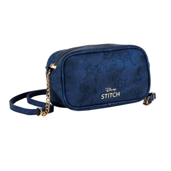 Torba na ramię Cerda Disney Stitch. Niebieskie torby na ramię damskie Disney, bez wzorów, z materiału, eleganckie, bez dodatków. Za 153.50 zł.