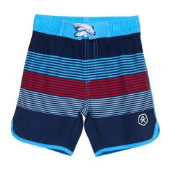 Szorty kąpielowe dziecięce Color Kids AOP. Niebieskie szorty dla chłopców Color Kids, bez wzorów, z elastanu, sportowe. Za 52.99 zł.