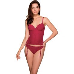 Dorina - Gorset Natalie. Różowe body damskie Dorina, z elastanu. W wyprzedaży za 69.90 zł.