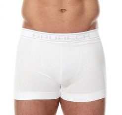 Brubeck Bokserki męskie Comfort Cotton białe r. M (BX00501A). Białe bokserki męskie Brubeck, m, bez wzorów. Za 57.98 zł.