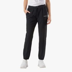 Spodnie treningowe trening damska Swedemount Womens Training Pants. Czarne spodnie sportowe damskie SWEDEMOUNT, xl, bez wzorów, z materiału, na fitness i siłownię. Za 173.99 zł.