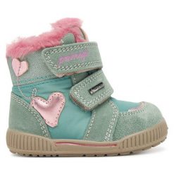 Śniegowce Primigi. Zielone śniegowce dziewczęce Primigi, z gore-texu, bez zapięcia. Za 289.99 zł.