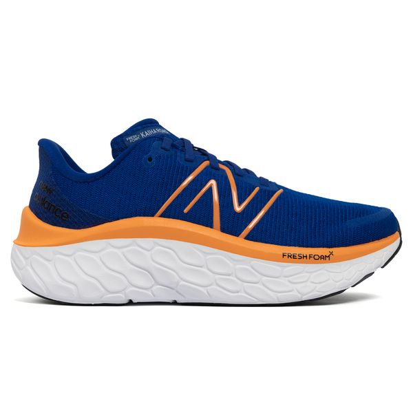 Buty męskie New Balance Fresh Foam Kaiha Road MKAIRCS1 – niebieskie. Niebieskie buty sportowe męskie New Balance, z gumy, bez zapięcia, do biegania. Za 529.99 zł.