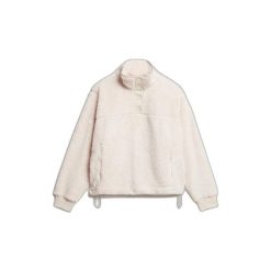 Sweter ultra-miękki z kołnierzem typu trucker dla kobiet Superdry. Czarne swetry damskie Superdry., l, bez wzorów, z wełny, bez kołnierzyka, bez ramiączek, krótkie, bez kaptura. Za 395.35 zł.