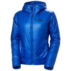 Damska kurtka z kapturem Helly Hansen Odin Everdown. Niebieskie kurtki snowboardowe damskie Helly Hansen, bez wzorów, z kapturem, narciarskie. Za 1,828.50 zł.