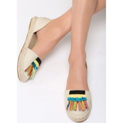 Beżowe Espadryle Rhythm. Brązowe espadryle damskie Born2be, z materiału. Za 49.99 zł.